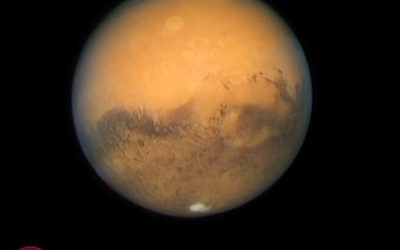 Mars with adaptive optics