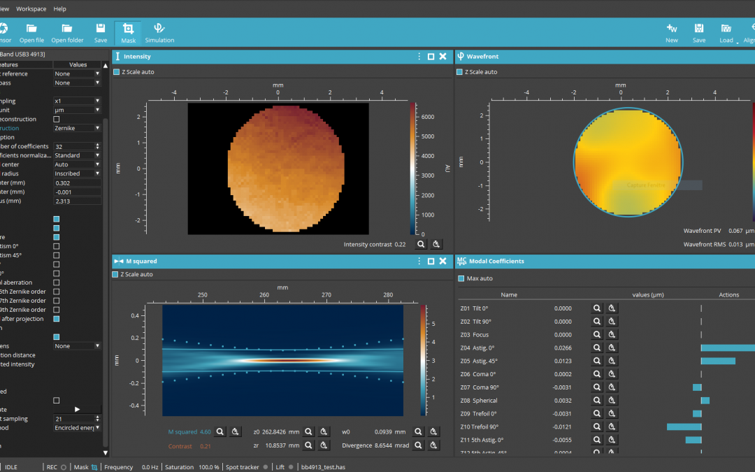 WaveSuite optical metrology adaptive optics software